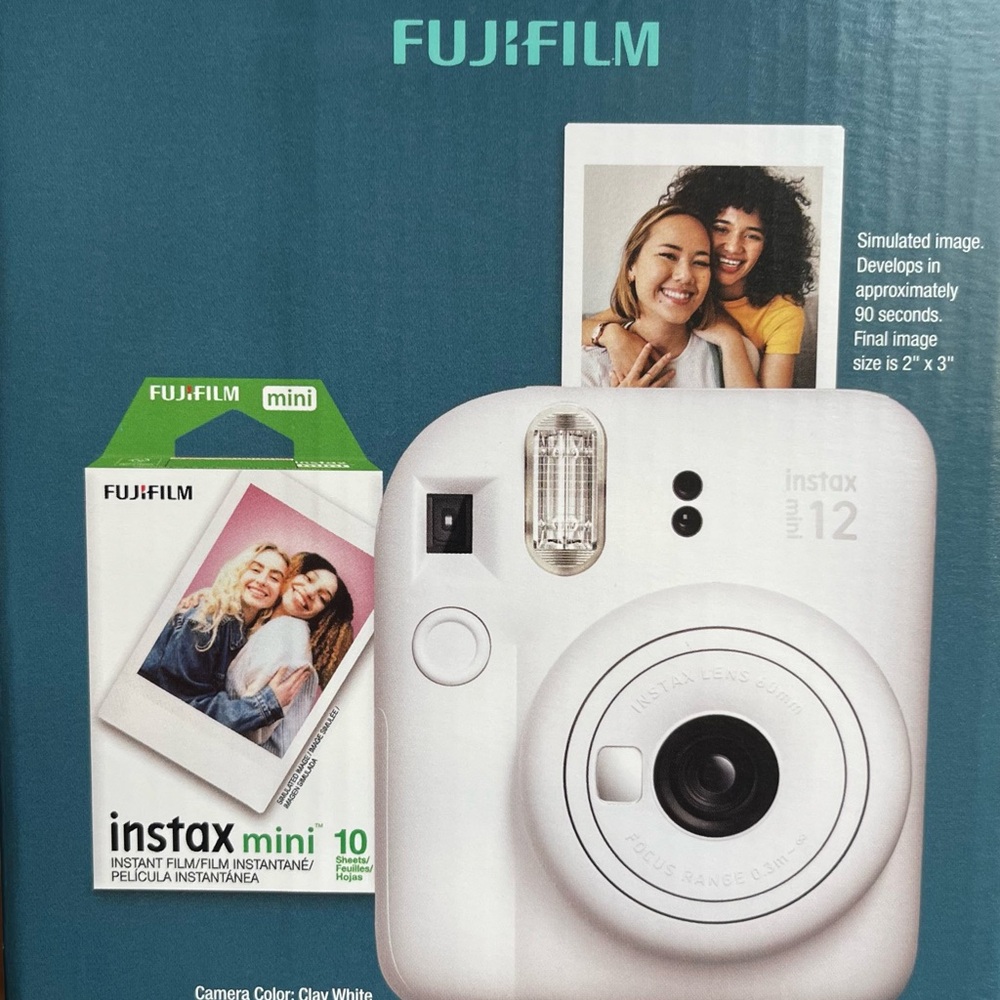 Fujifilm Instax Mini 12 Instant Camera - White